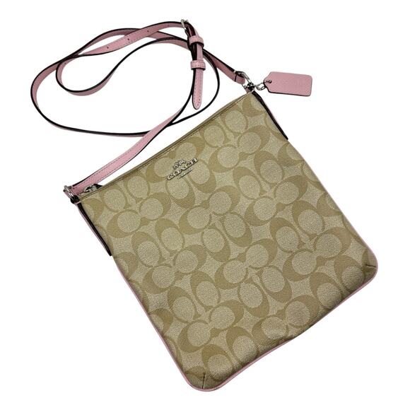Coach North South Signature Slim Crossbody - Picture 1 of 6